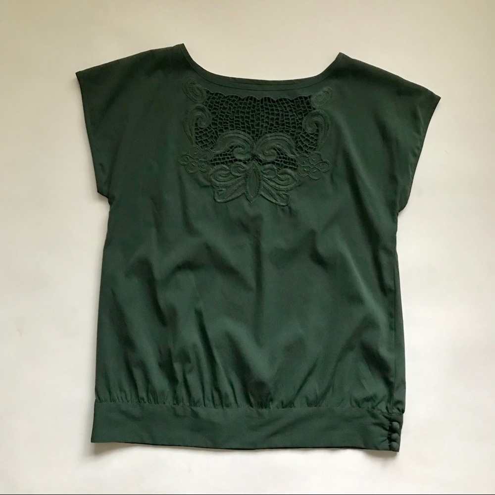 Banana Republic Green Blouse